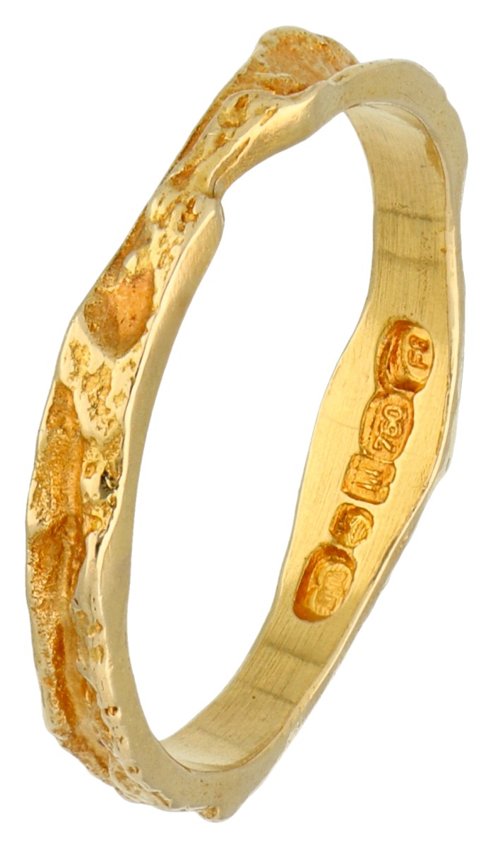 Lapponia 18K geelgouden 'Lapp gold' ring door Björn Weckström