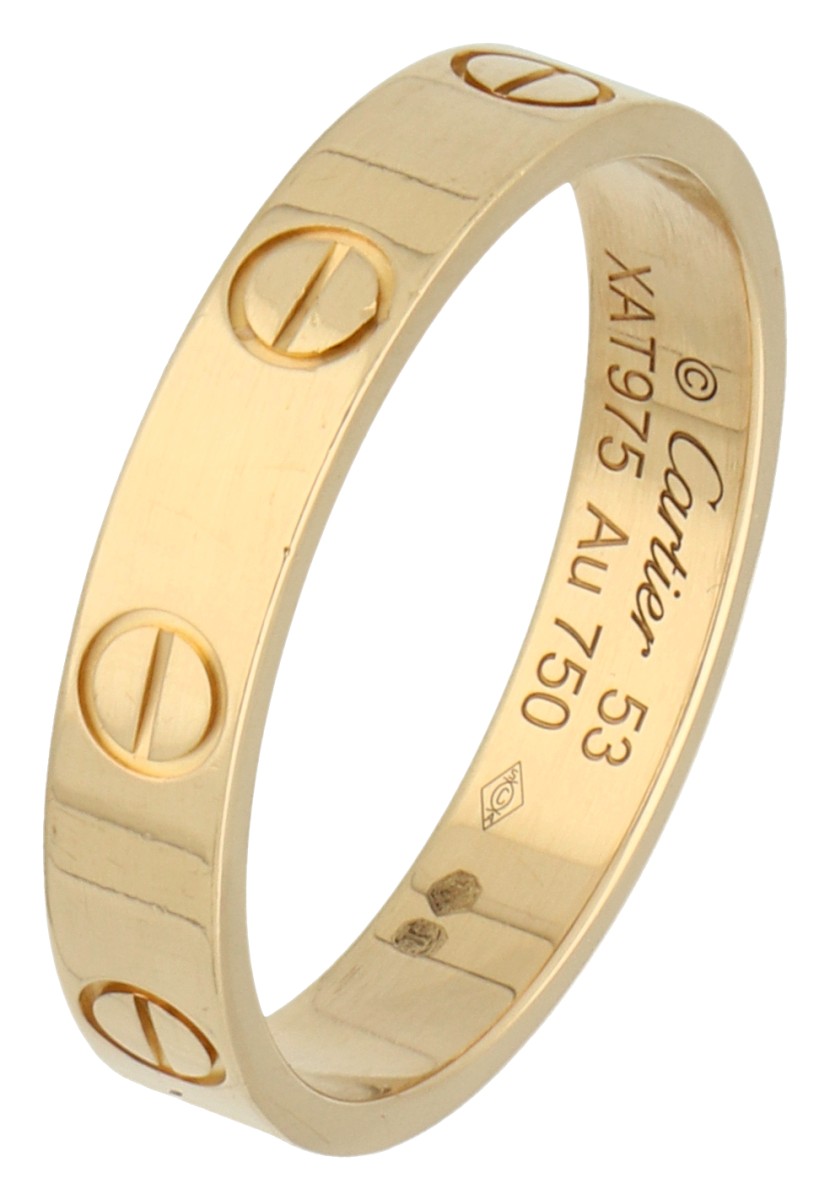 Cartier 18K geelgouden 'Love' ring