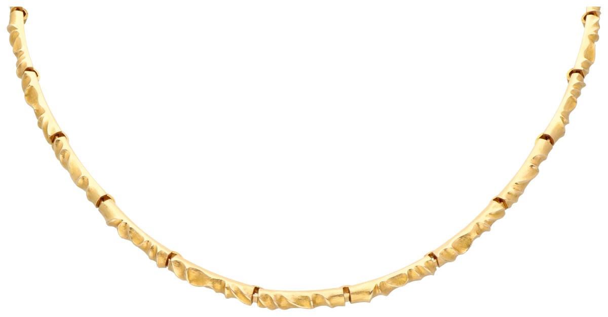 Lapponia 14K geelgouden collier door Björn Weckström