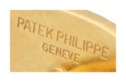 Patek Philippe 18K geelgouden manchetknopen. 