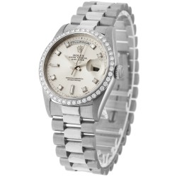 Rolex Day-Date 36 Platina 18346 - Heren horloge - ca. 1989.