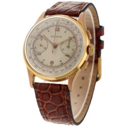 No Reserve - Belsor Chronograph 18K. - Heren horloge