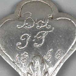 Gelegenheidslepel, Sneek ca. 1760, zilver.