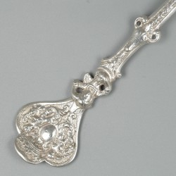 Gelegenheidslepel, Sneek ca. 1760, zilver.