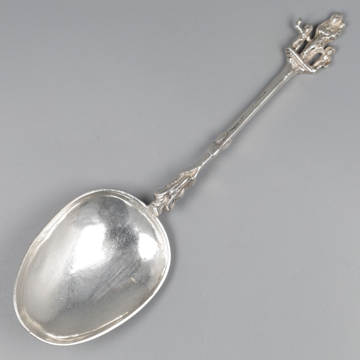 Gelegenheidslepel, Laurens Schiphorst, Amsterdam 1700, zilver.