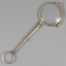 Lorgnette, Linz (Oostenrijk) ca. 1910, goud.