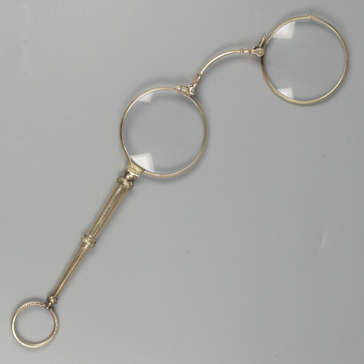 Lorgnette, Linz (Oostenrijk) ca. 1910, goud.