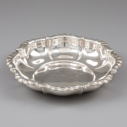 Fruitschaal, Wilhelm Binder, Schwäbisch Gmünd ca. 1950, zilver.