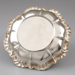 Fruitschaal, Wilhelm Binder, Schwäbisch Gmünd ca. 1950, zilver.