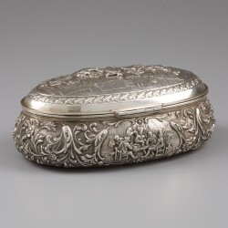 Koektrommel, Zaanlandse Zilversmederij, Haarlem 1931, zilver.