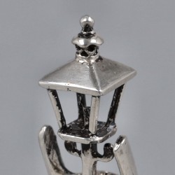 Miniatuur varken op trapleer, Frederik van Strant II (1727-1754), Amsterdam ca. 1730, zilver.