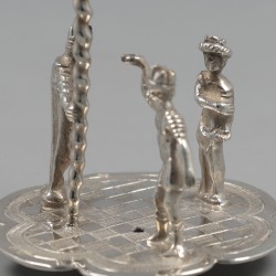 Miniatuur Driekoningen, Arnoldus van Geffen (1728-1769), Amsterdam 1759, zilver.