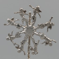 Miniatuur Driekoningen, Arnoldus van Geffen (1728-1769), Amsterdam 1759, zilver.