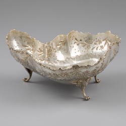 Kom / schaal, Emile Delaire, Parijs ca. 1900, zilver.