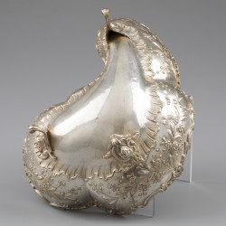 Kom / schaal, Emile Delaire, Parijs ca. 1900, zilver.