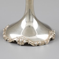 Art Nouveau ijscoupes (6), Shreve & Co. Sterling, San Francisco ca. 1910, zilver.