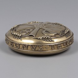 Hostiedoos, J.G.J.E. & L.H.M. Brom, Utrecht 1915-1955, goud.