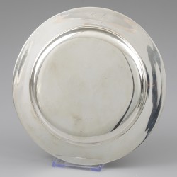 Papbord, L. Rutgers, 's-Gravenhage 1958, zilver.