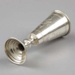 Likeurbekers (6), Israel Eseevich Zakhoder, Kiev ca. 1900, zilver.