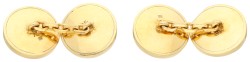 18K geelgouden manchetknopen emaille