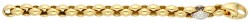 Pomellato 18K bicolor gouden schakelarmband bezet met ca. 0.96 ct. diamant. 