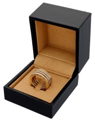 Bvlgari 18K geelgouden 'B.zero1' ring diamant.