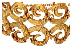 18K geelgouden vintage schakelarmband. 