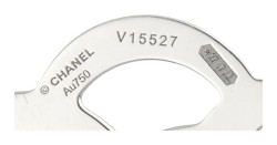 Chanel 18K witgouden Camélia Fil bezet met ca. 0.72 ct. diamanten
