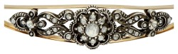 14K geelgouden bangle met diamant