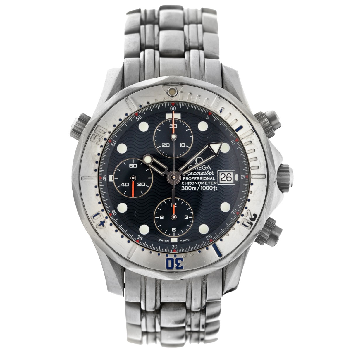 Omega Seamaster Diver 300M Chrono 2598800 - Heren horloge - 1996.