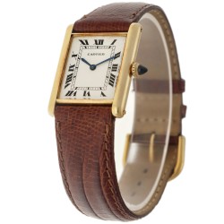 No Reserve - Cartier Tank Louis 96019 'Paris Dial' - Heren horloge - ca. 1980