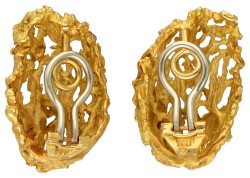 Grosse 18K geelgouden oorbellen