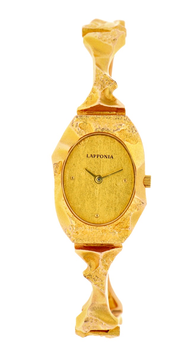 Lapponia 14K geelgouden Pola Negri horloge