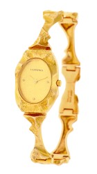 Lapponia 14K geelgouden Pola Negri horloge