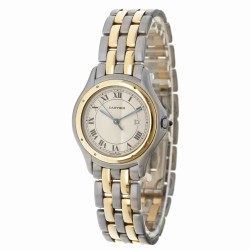 Cartier Cougar Large '2 Row' 187904 / W35006B6 - Midsize horloge - 1993.