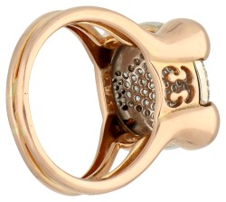 Antonellis 18K roségouden ring met diamant