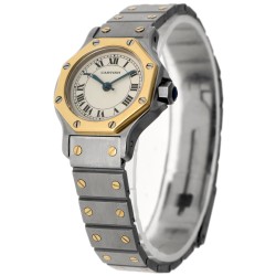 No Reserve - Cartier Santos Octagon 0907 - Dames horloge 