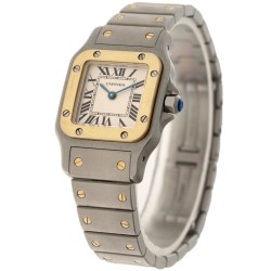 No Reserve - Cartier Santos Galbée Small 1567/W20012C4 - Dames horloge - ca. 1990.