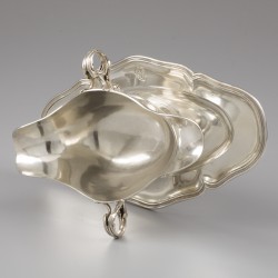 Saucière / sausboot, Paul Canaux & Cie. Parijs 1892-1911, zilver.