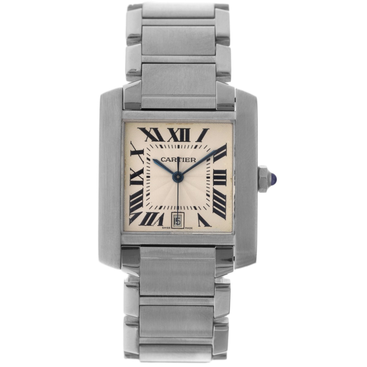 No Reserve - Cartier Tank Française Large 2302/W51002Q3 - Midsize horloge 