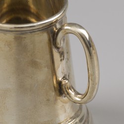 Whisky cups (6), Cooke & Kelvey, Calcutta, India, ca. 1920, zilver.