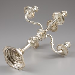 Kandelaar, Zaramella Argenti, Padua ca. 1980, zilver.