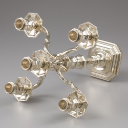 Kandelaar, Zaramella Argenti, Padua ca. 1980, zilver