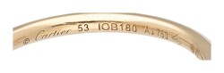 Cartier 18K geelgouden 'Juste un Clou' ring bezet met ca. 0.40 ct. diamant