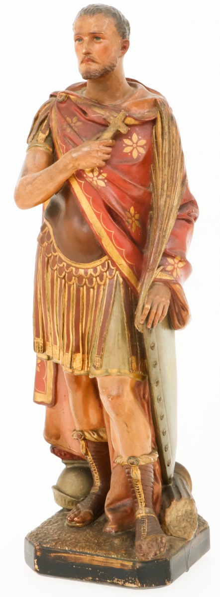 Gipsen beeld Romeinse centurion