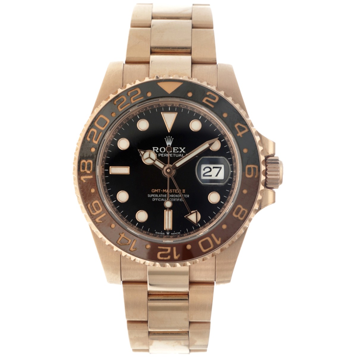 Rolex GMT-Master 18K. II 'Rootbeer' 126715CHNR - Heren horloge 