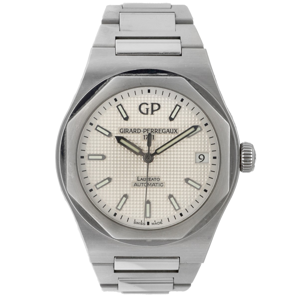 Girard-Perregaux Laureato 81010-11-131-11A - Heren horloge.