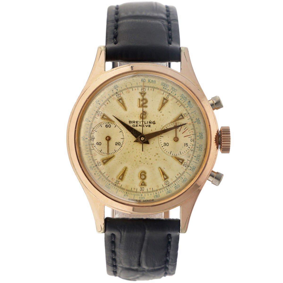 No Reserve - Breitling Genève Chronograph 1191 - Heren horloge - ca. 1960.