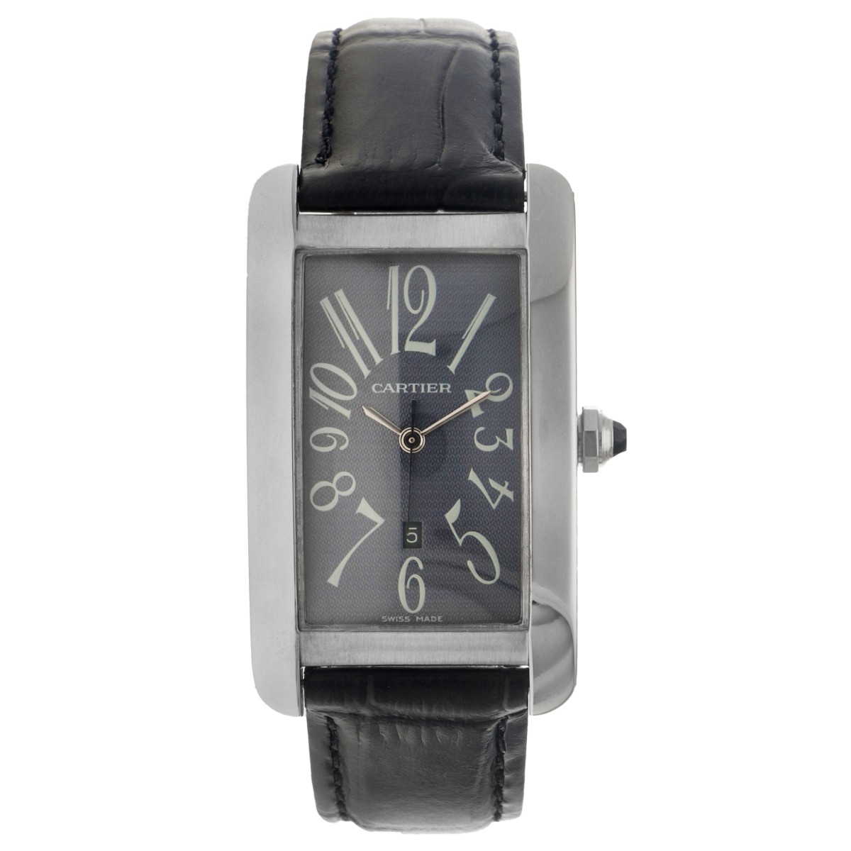 Cartier Tank Américaine 18K. 1741 - Heren horloge.