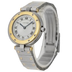 No Reserve - Cartier Santos Ronde 8191 - Dames horloge.